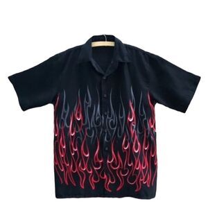 Boys Vintage Flame Shirt